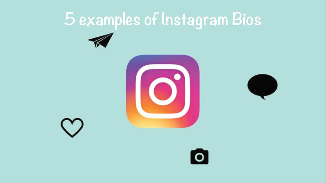 5 examples of Instagram Bios to copy and paste